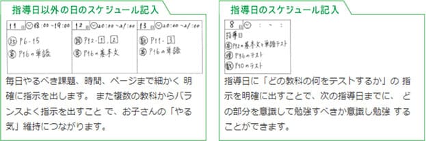 家庭教師のデスクスタイルの中学3年生の指導法